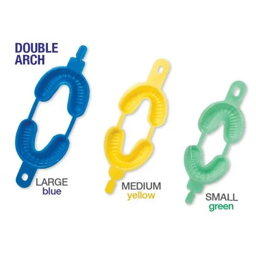 PREMIUM PLUS FLUORIDE TRAYS DOUBLE MEDIUM/GEEL (50st) 7800M