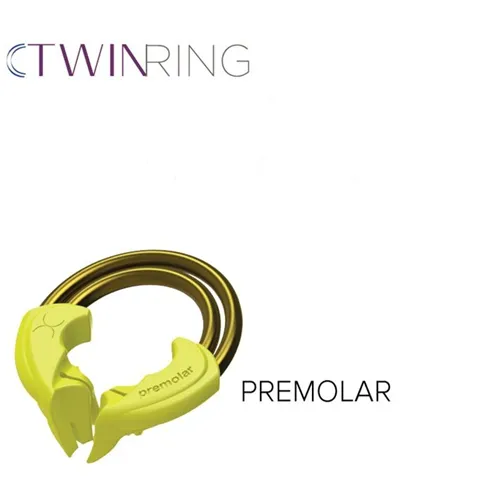 BIOCLEAR TWIN RING PREMOLAAR GEEL (2st)