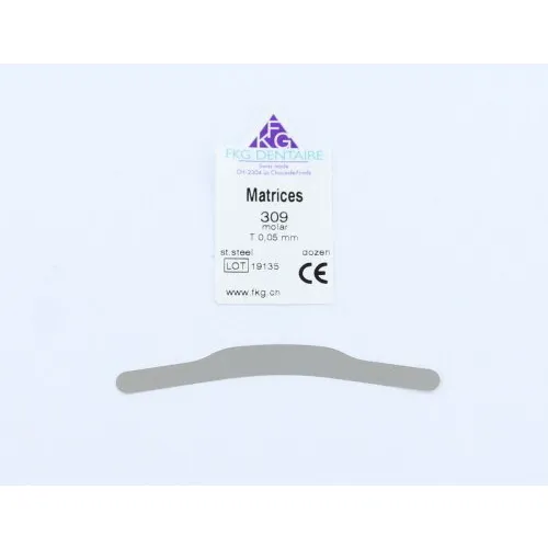 FKG MOLAR MATRICES 309 0,05mm STEEL (12st)