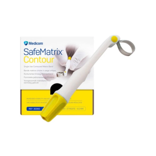 MEDICOM SAFEMATRIX CONTOUR NARROW 4,5mm GEEL (50st) REF 30060
