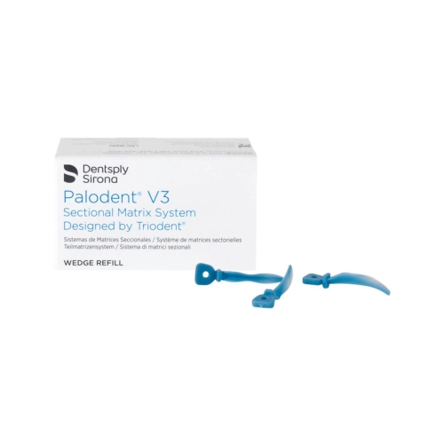 DENTSPLY SIRONA PALODENT V3 PLUS WIGGEN WEDGE MEDIUM LICHTBLAUW REFILL (100st)