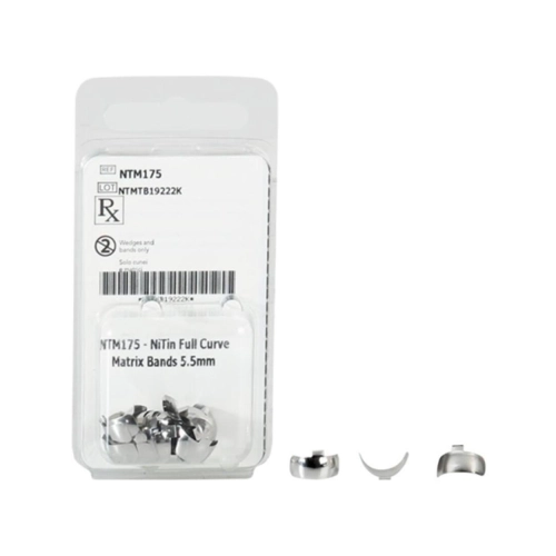GARRISON METAL FULL CURVE NTM175 MATRIXBANDJES MOLAAR 5,6mm (50st)