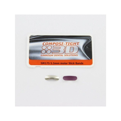 GARRISON COMPOSI-TIGHT 3D SLICK BANDS MOLAAR 5,5mm PURPLE SM-175 (100st)