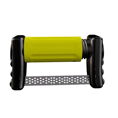 GARRISON FITSTRIP DUBBELZIJDIG SUPERFIJN GEEL 0,11mm + 2 HANDLES (10st)