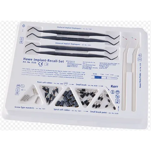 KERR IMPLANT DEPLAQUERS SET NR.3520