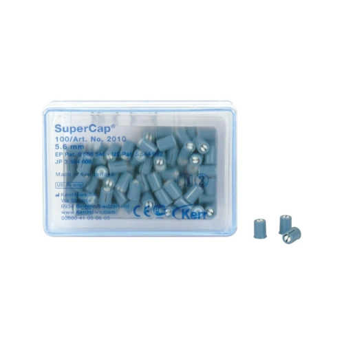 KERR SUPERMAT SUPERCAPS SPOOLS BLAUW NR.2010 (100st)