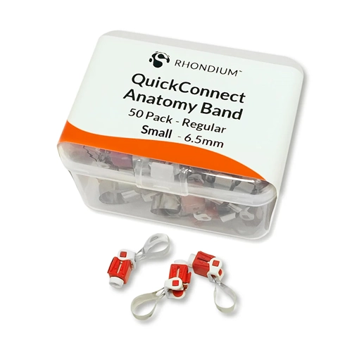 RHONDIUM QUICKCONNECT REGULAR SMALL 6,5mm ROOD (50st)
