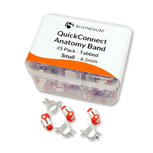RHONDIUM QUICKCONNECT TABBED SMALL 6,5mm ROOD (45st)