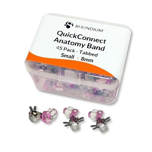 RHONDIUM QUICKCONNECT TABBED SMALL 8,0mm ROZE (45st)