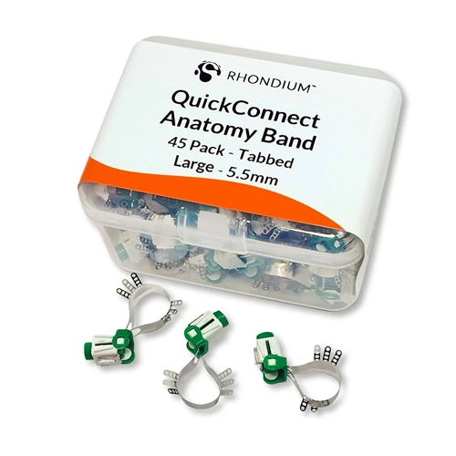 RHONDIUM QUICKCONNECT TABBED LARGE 5,5mm GROEN (45st)