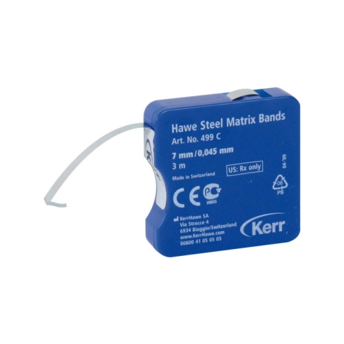 KERR MATRIXBAND OP ROL DUN 0,045mm/7mm NR.499C (3mtr)