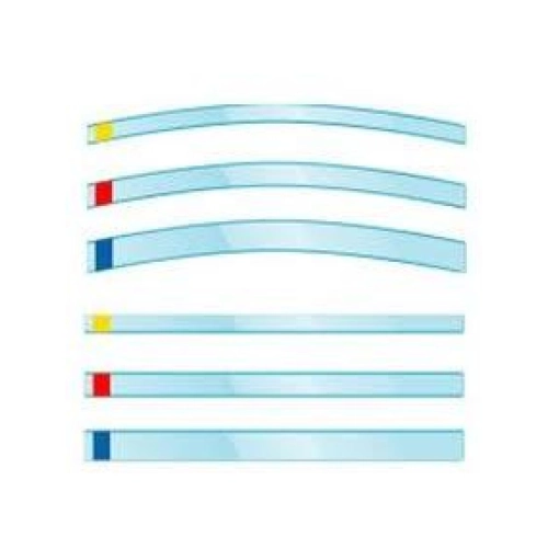KERR MATRIXSTRIPS RECHT TRANSPARANT 8mm ROOD NR.691 (100st)