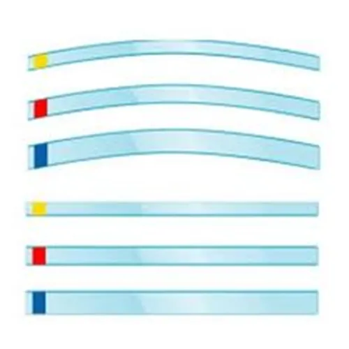KERR MATRIXSTRIPS GEBOGEN TRANSPARANT 6mm GEEL NR.695 (100st)