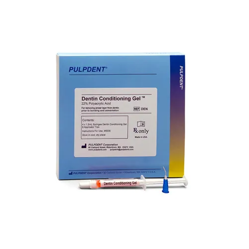 PULPDENT DENTIN CONDITIONING GEL 22% POLYACRYL ACID (4x1,2ml/tips)