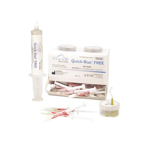 VISTA QUICK-STAT FREE (25% AlCl) Standaard kit (4x1,2cc en 8x Stat Flo)