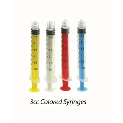 VISTA COLOR LUER LOCK SPUITJES 3cc BLAUW (80st)