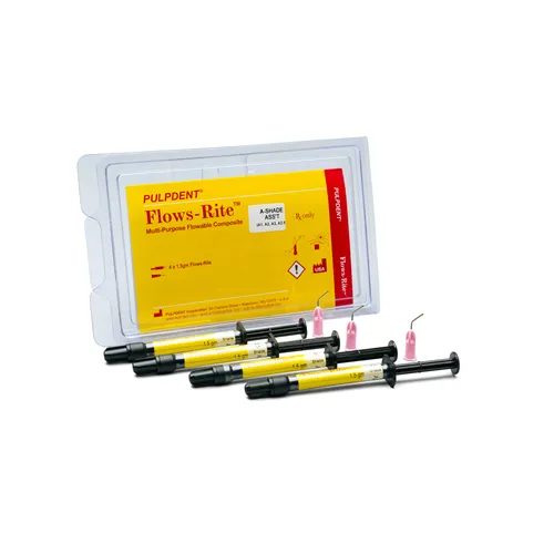 PULPDENT FLOWS-RITE RAINBOW ASSORTIMENT (4x1,5gr/tips)