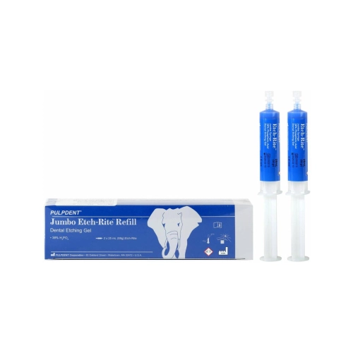 PULPDENT JUMBO ETCH-RITE ETSGEL SPUIT REFILL (2x25ml)