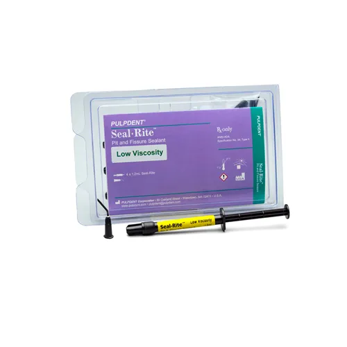 PULPDENT SEAL-RITE PIT & FISSURE SEALANT LOW VISCOSITY (4x1,2ml/tips)