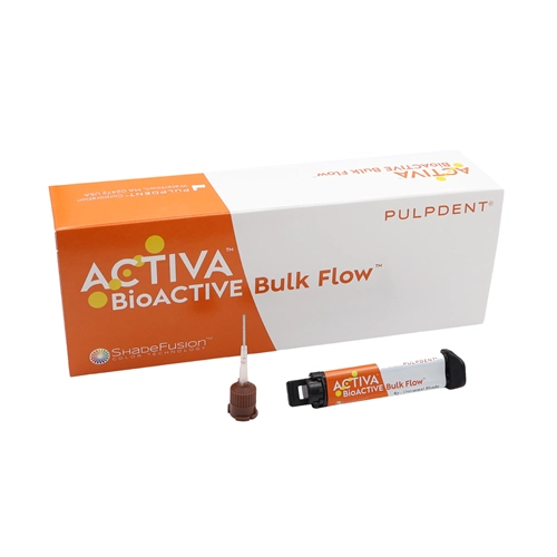 PULPDENT ACTIVA BIOACTIVE BULK FLOW SPUIT SINGLE PACK KIT UNIVERSEEL (5g/10 mixing tips)