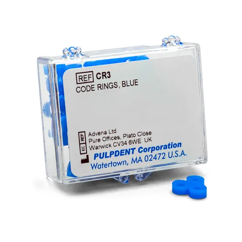 PULPDENT CODE-RINGEN BLAUW (50st)