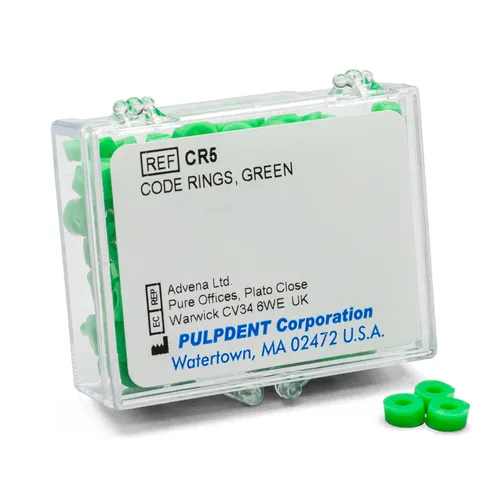 PULPDENT CODE-RINGEN GROEN (50st)