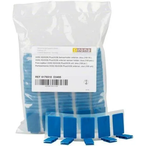 SIRONA XIOS UNIVERSAL ANTERIOR SENSOR HOLDER BLAUW (100st) 61 76 510
