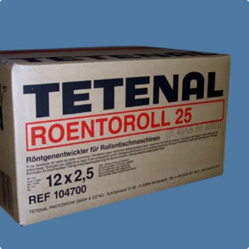 TETENAL ROENTOROLL ONTWIKKELAAR-25 PART 1+2 (12st)