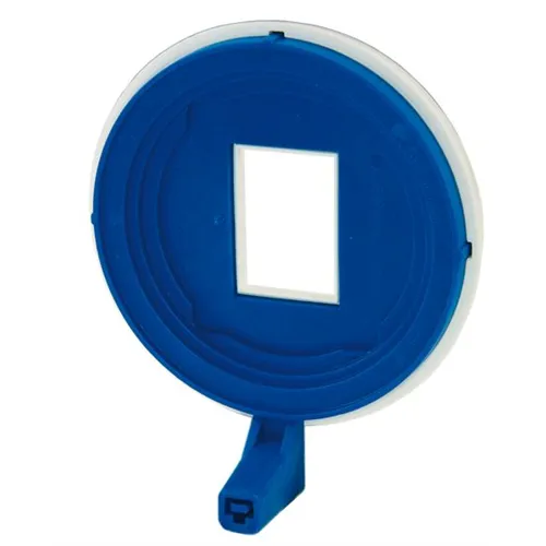 KKD RWT WINDOW WXR ANTERIOR VIZIERRING SIZE 0 2x3 BLAUW (1st) 5441