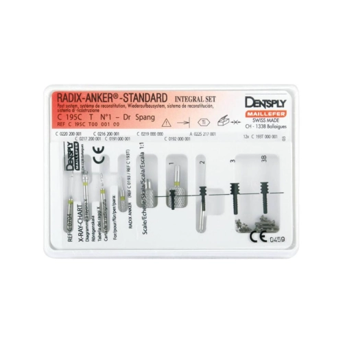 MAILLEFER RADIX ANKERS TITANIUM COMPLEET NR.1 GEEL