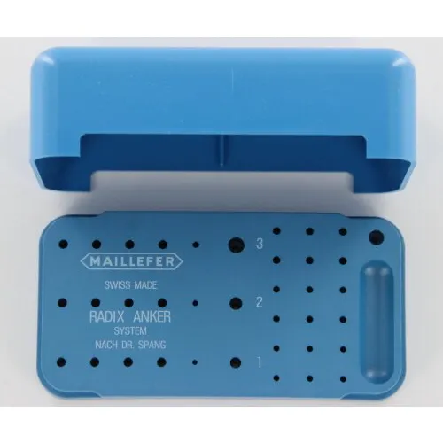 MAILLEFER RADIX ANKER STERILISATIE-CONTAINER PLASTIC LEEG C218P