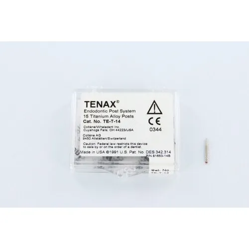 WHALEDENT TENAX TITANIUM STIFTEN TE-T-14 ROOD (15st)