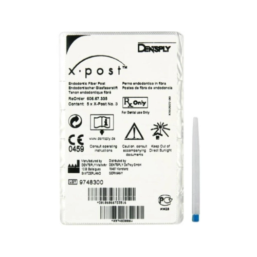 DENTSPLY SIRONA CORE X-POST STIFTEN SIZE 3 BLAUW (5st)