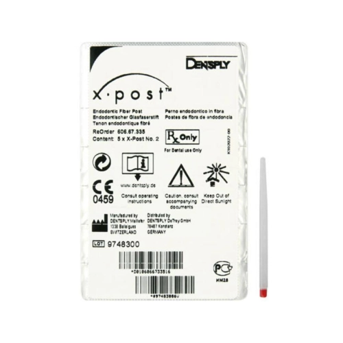 DENTSPLY SIRONA CORE X-POST STIFTEN SIZE 2 ROOD (5st)