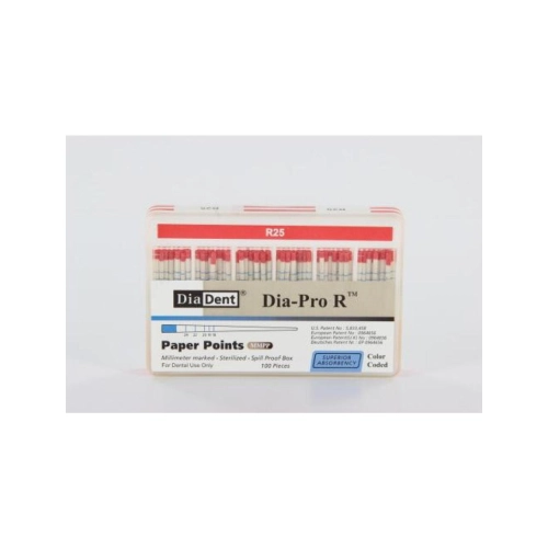 DIADENT PAPERPOINTS RECIPROC NR.R25 ROOD (100st)