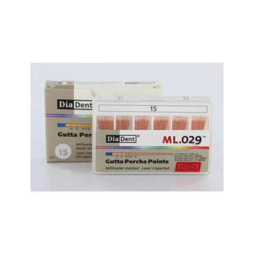 DIADENT GUTTA PERCHA POINTS COLOR-CODED NR.15 WIT (120st)