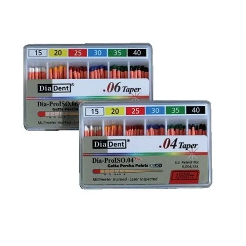 DIADENT GUTTA PERCHA POINTS .04 NR.45 WIT (60st)