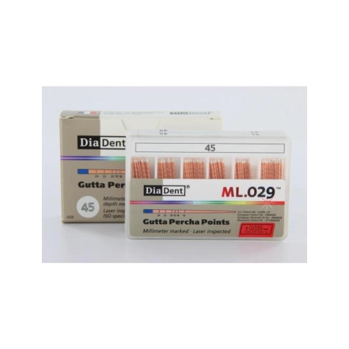 DIADENT GUTTA PERCHA POINTS COLOR-CODED NR.45 WIT (120st)