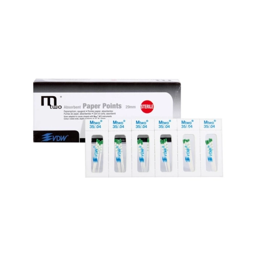 VDW Mtwo PAPERPOINTS 29mm .04 NR.35 STERIEL (144st)