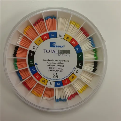 FKG TOTALFILL BC GUTTA PERCHA POINTS .04 ASSORTED 15-60 (300st)