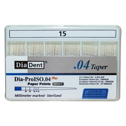 DIADENT PAPERPOINTS .04 NR.15 WIT (100st)