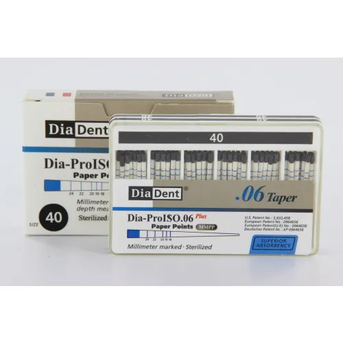 DIADENT PAPERPOINTS .06 NR.40 ZWART (100st)