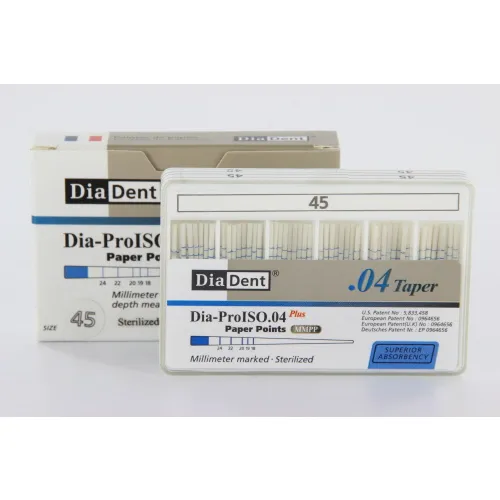 DIADENT PAPERPOINTS .04 NR.45 WIT (100st)