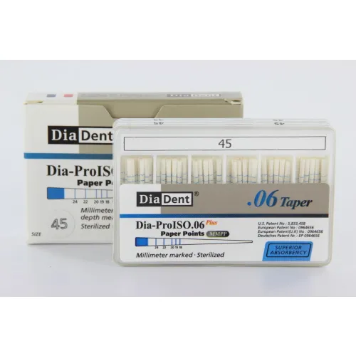 DIADENT PAPERPOINTS .06 NR.45 WIT (100st)