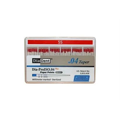 DIADENT PAPERPOINTS .04 NR.55 ROOD (100st)