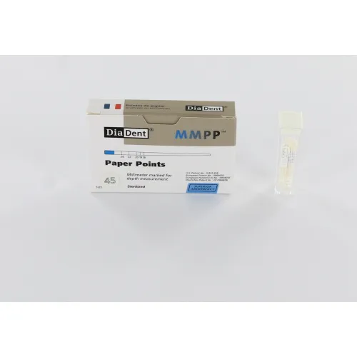 DIADENT PAPERPOINTS COLOR-CODED IN BUISJES NR.45 WIT (200st)