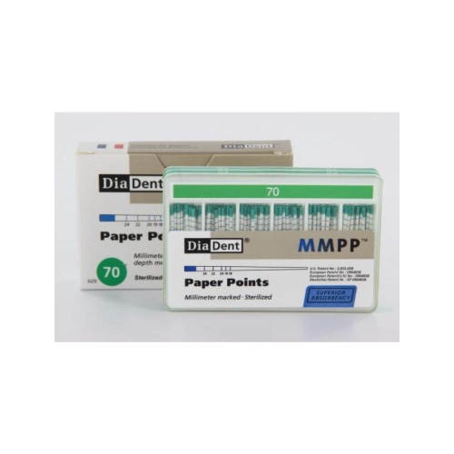 DIADENT PAPERPOINTS COLOR-CODED NR.70 GROEN (200st)