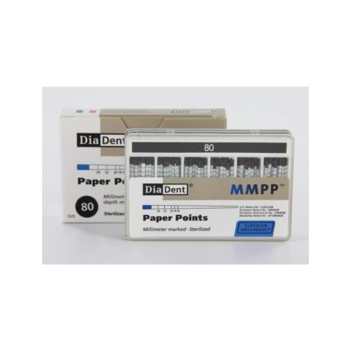 DIADENT PAPERPOINTS COLOR-CODED NR.80 ZWART (200st)