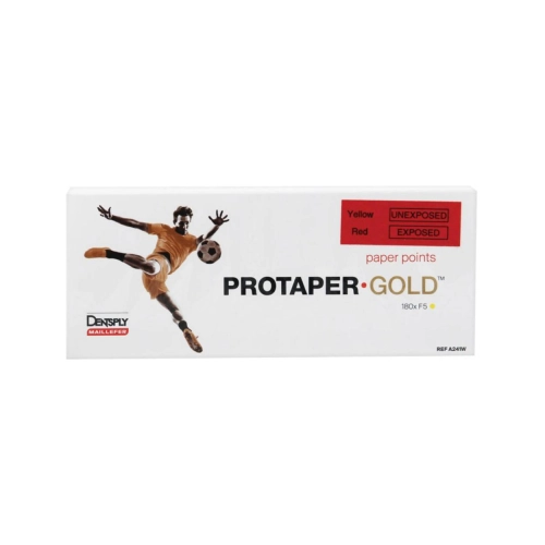 DENTSPLY PAPERPOINTS VOOR PROTAPER GOLD F5 GEEL (180st)