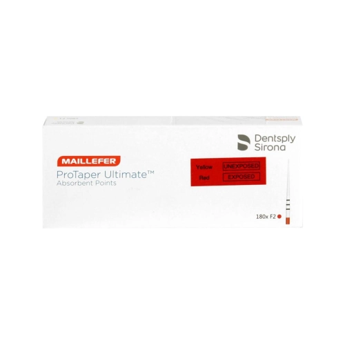 DENTSPLY PAPERPOINTS VOOR PROTAPER ULTIMATE F2 ROOD (180st)